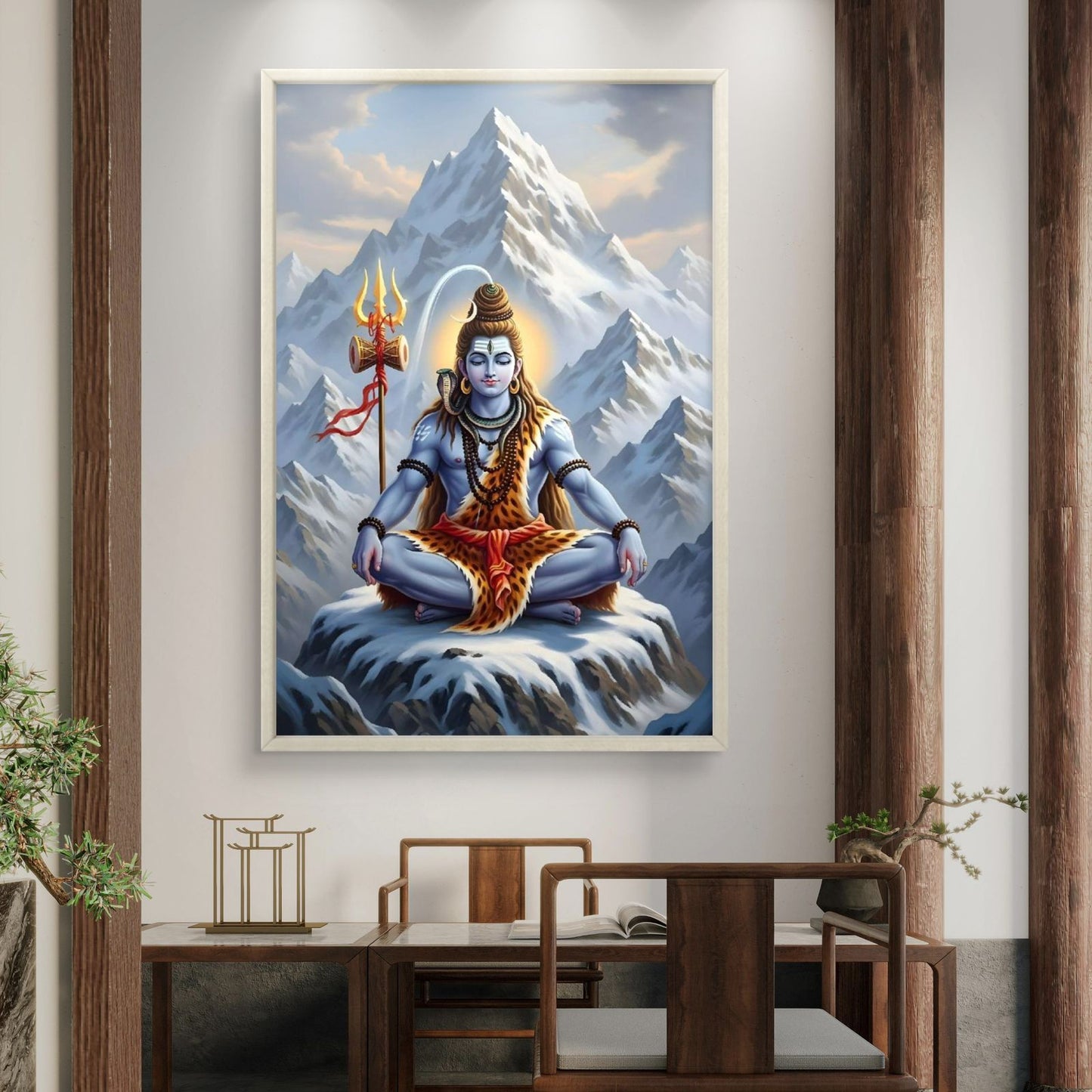 Lord Shiva Premium Canvas Painting - Buy Online | Decor By Neon