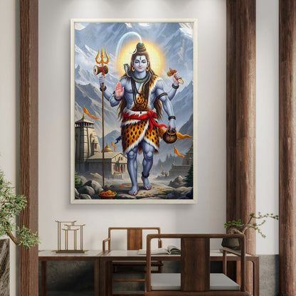 Lord Shiva Premium Canvas Painting