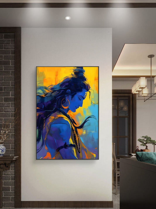 Lord Shiva Premium Canvas Painting - Canvas Wall Art | Decor By Neon