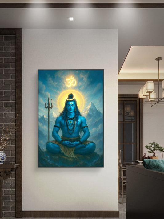 Lord Shiva Premium Canvas Painting - Canvas Wall Art | Decor By Neon