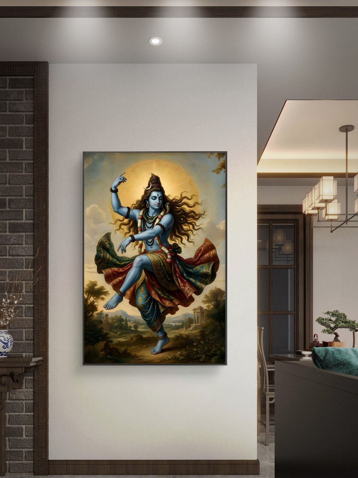 Lord Shiva Premium Canvas Painting - Buy Online | Decor By Neon
