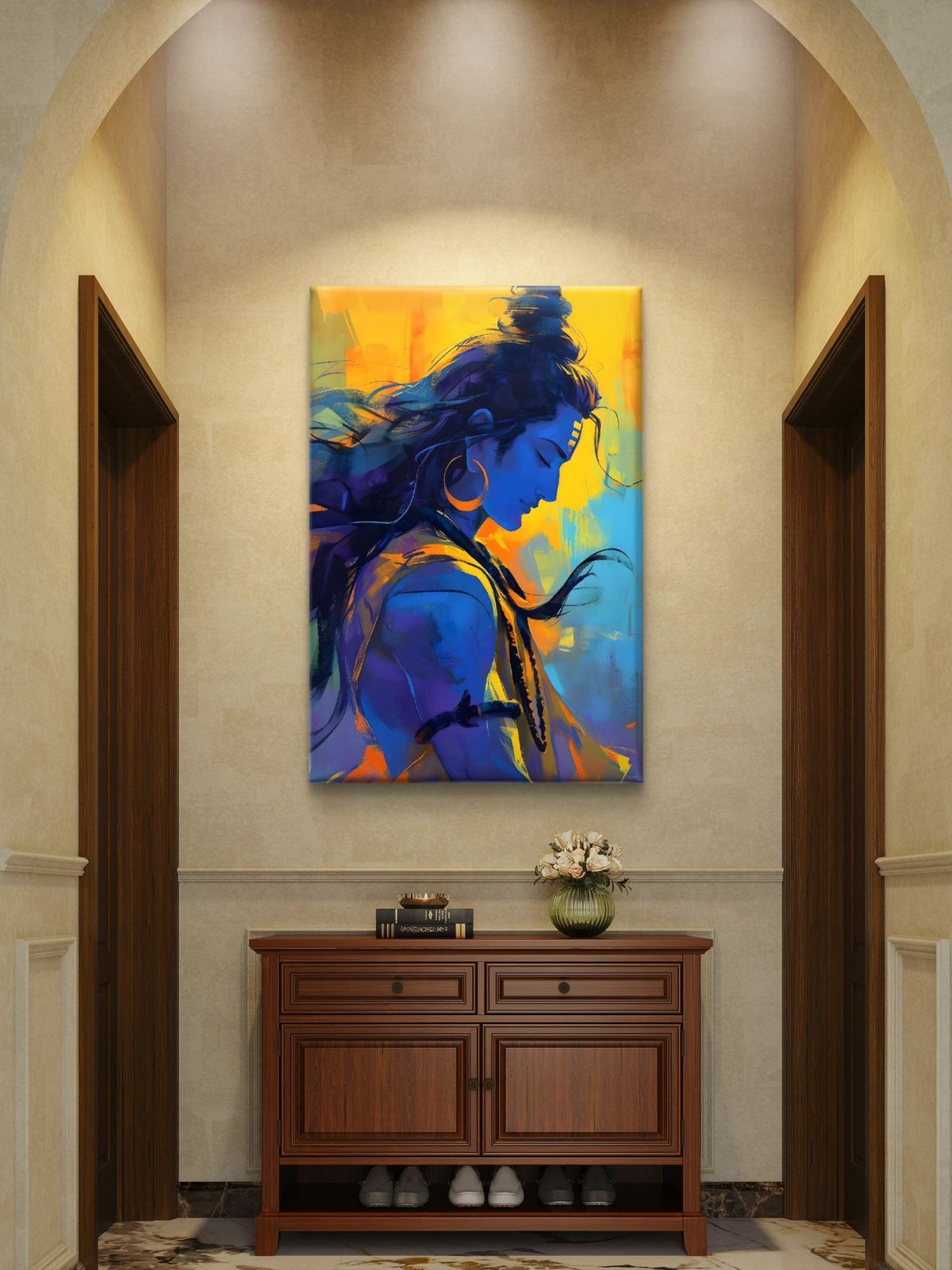 Lord Shiva Premium Canvas Painting - Buy Online | Decor By Neon