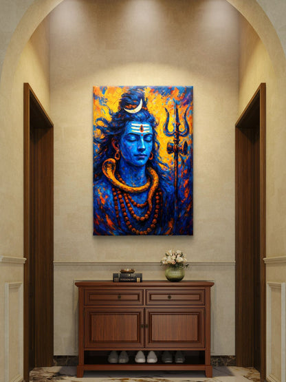 Lord Shiva Premium Canvas Painting