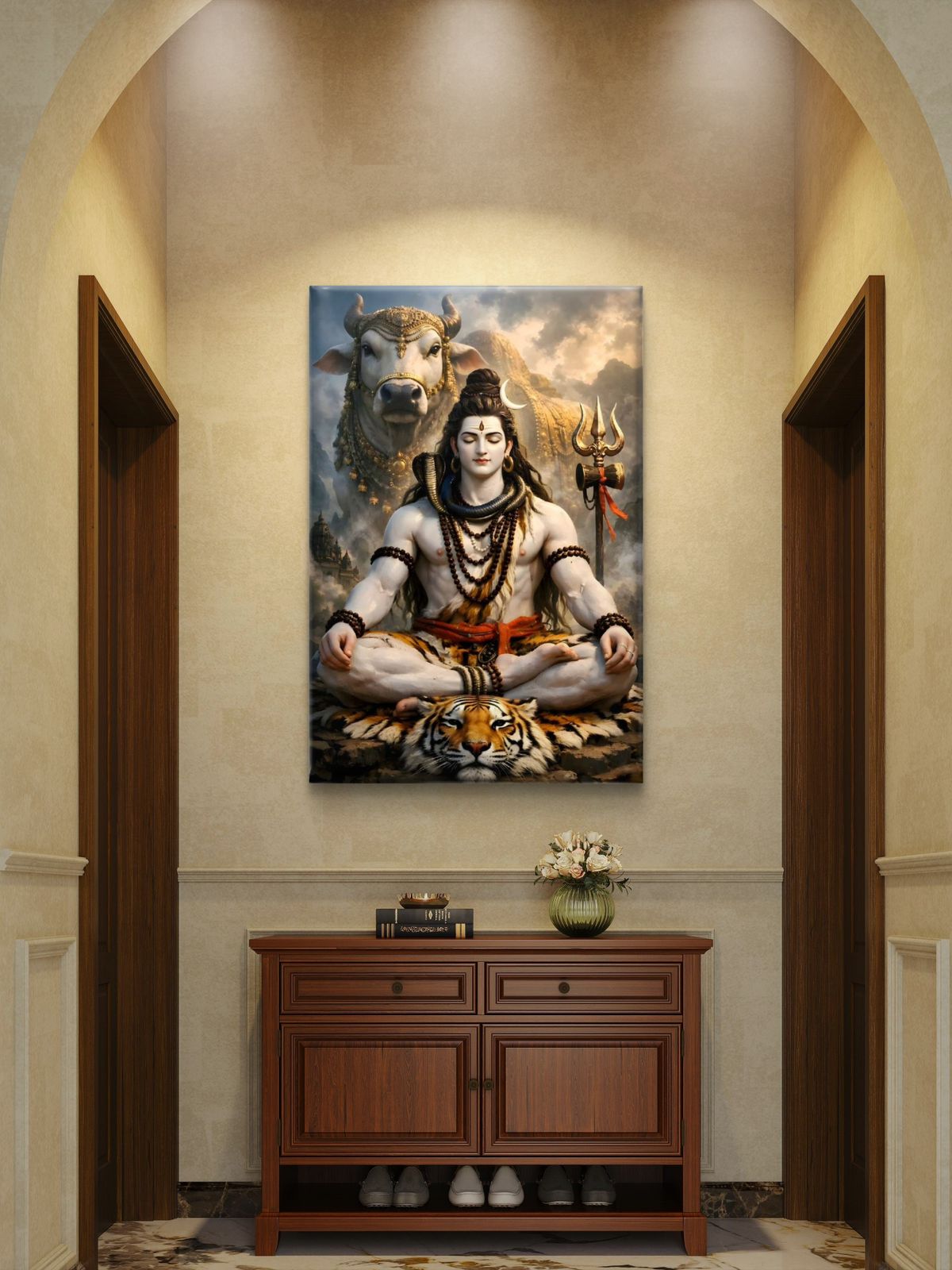 Lord Shiva Premium Canvas Painting - Buy Online | Decor By Neon