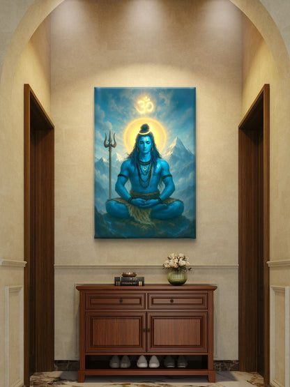 Lord Shiva Premium Canvas Painting