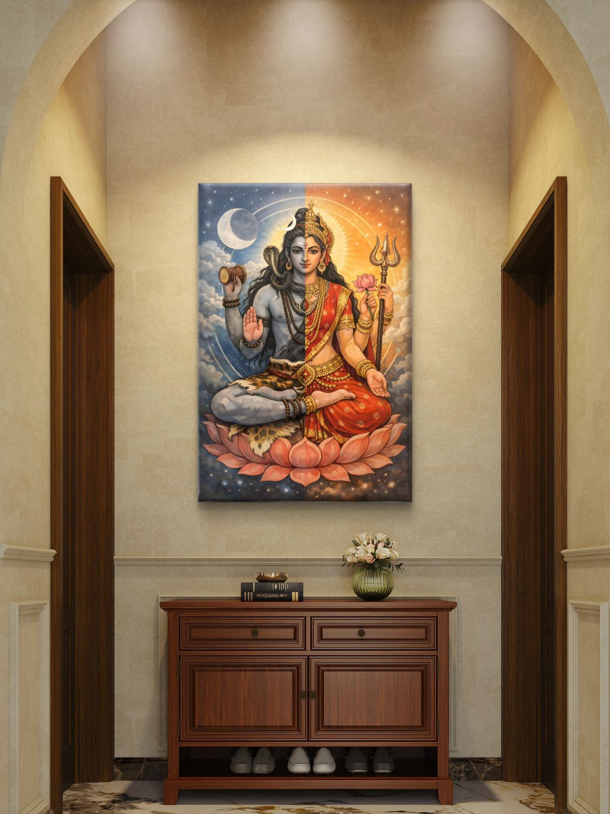 Lord Shiva Premium Canvas Painting - Buy Online | Decor By Neon