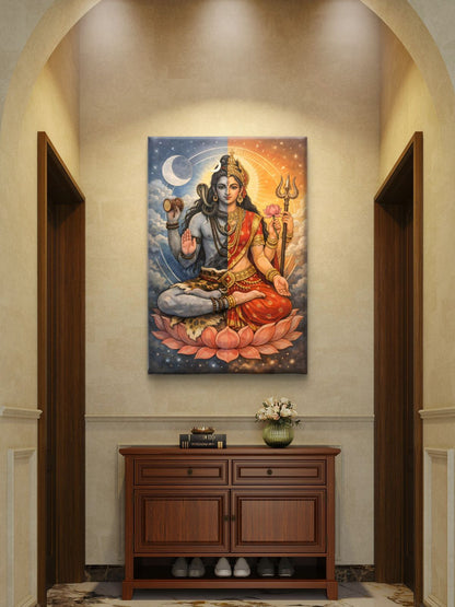 Lord Shiva Premium Canvas Painting