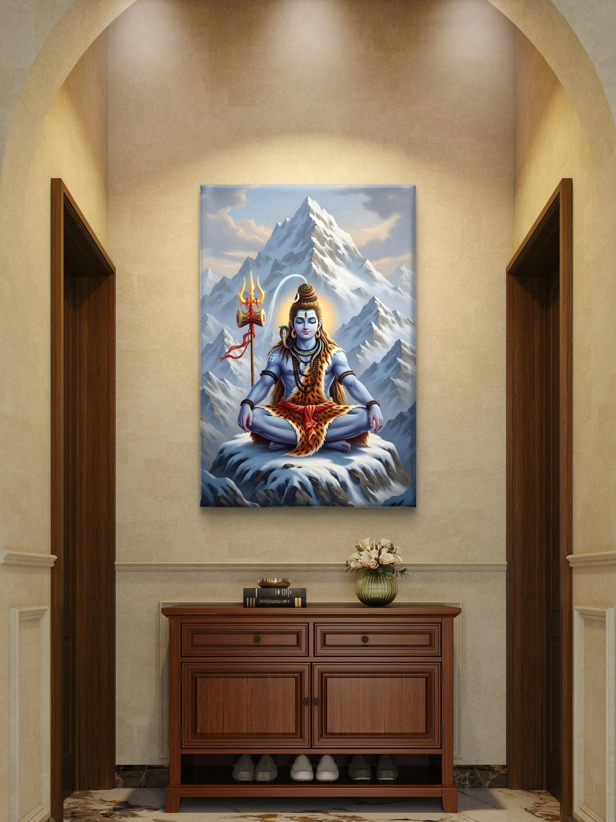 Lord Shiva Premium Canvas Painting - Buy Online | Decor By Neon