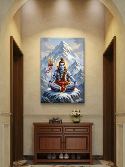 Lord Shiva Premium Canvas Painting