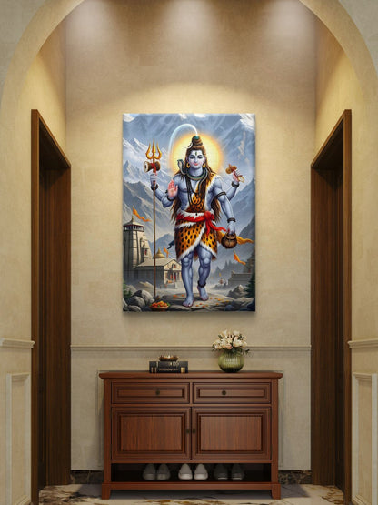 Lord Shiva Premium Canvas Painting