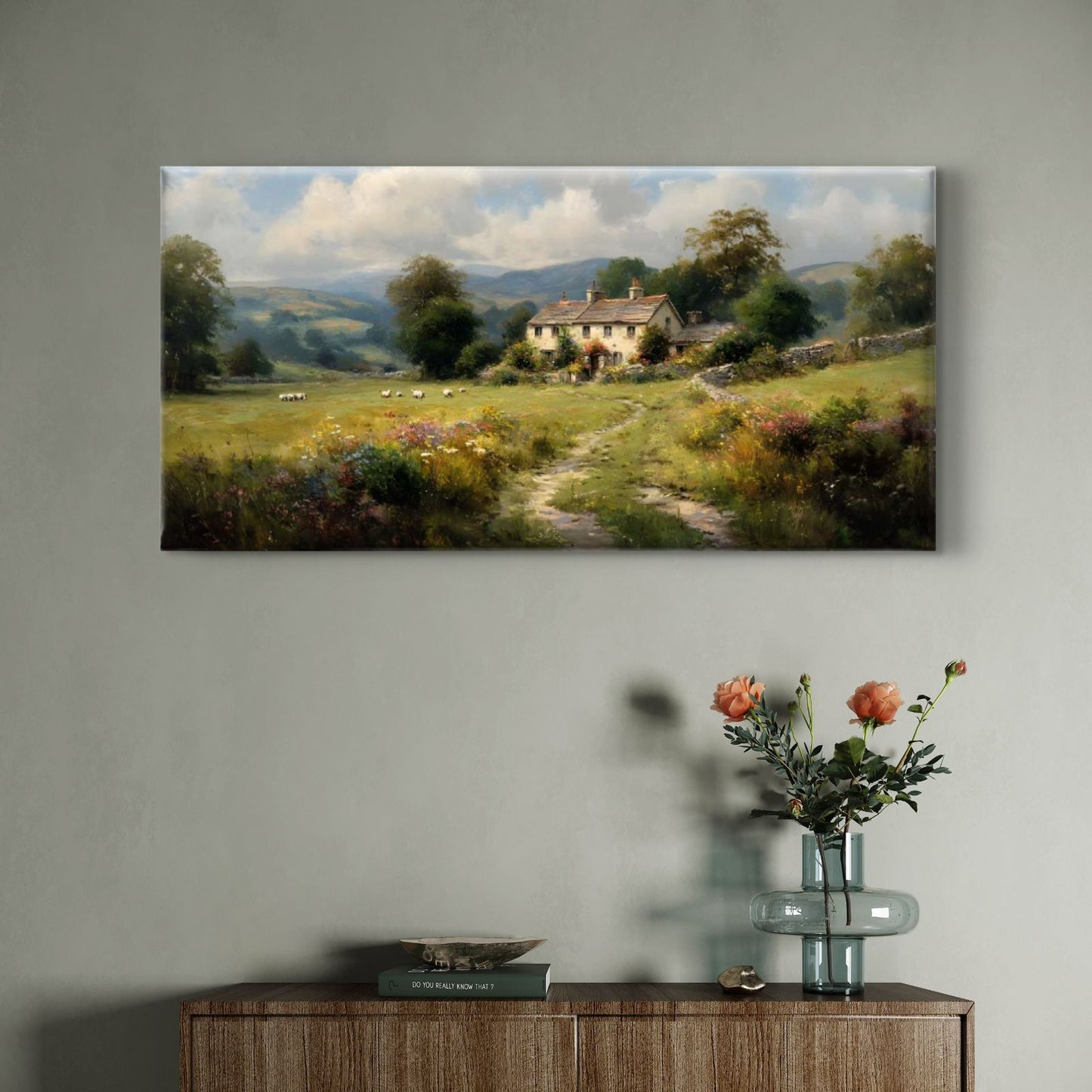 European Landscape Premium Canvas Painting - Buy Online | Decor By Neon
