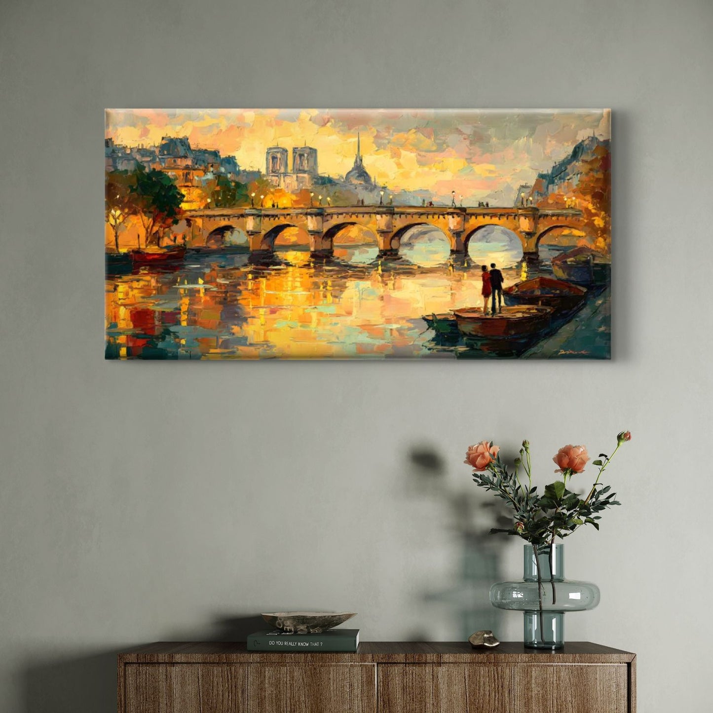 European Landscape Premium Canvas Painting - Buy Online | Decor By Neon