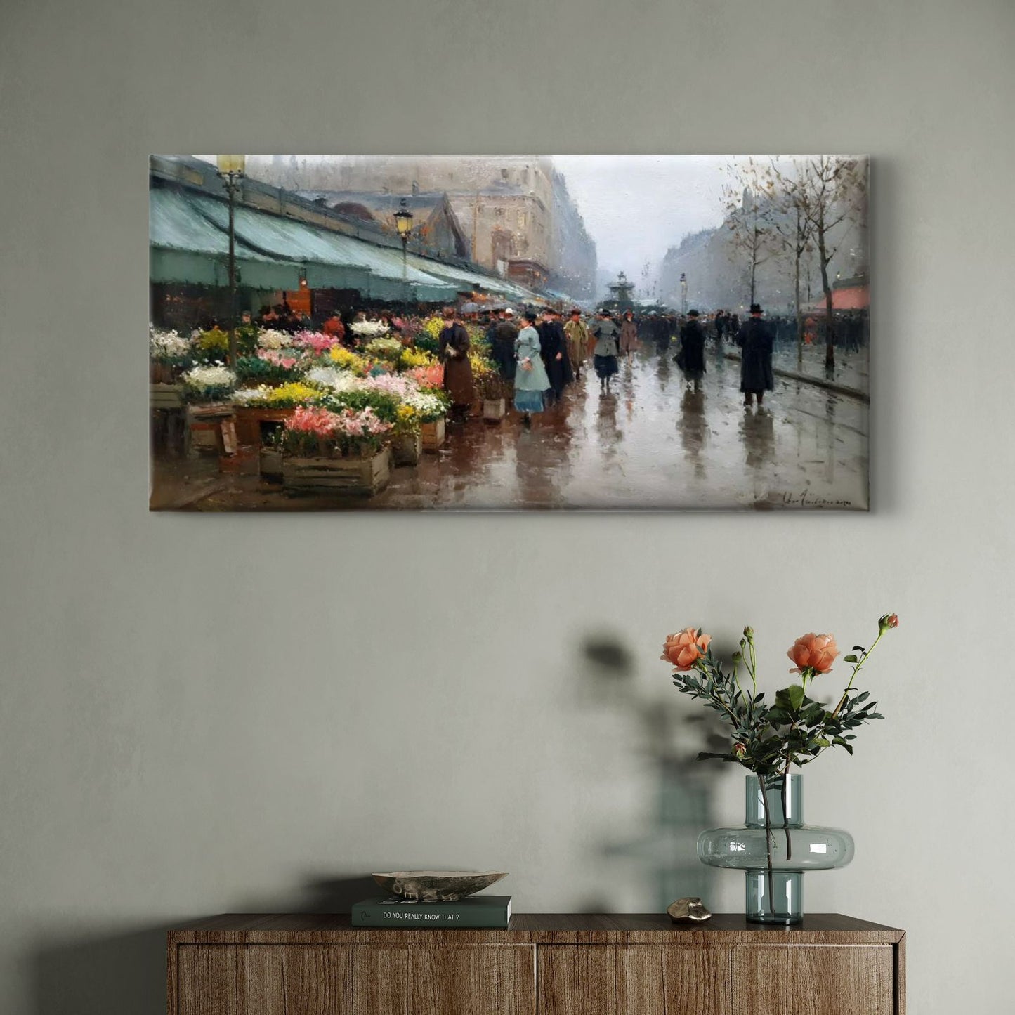 European Landscape Premium Canvas Painting - Buy Online | Decor By Neon