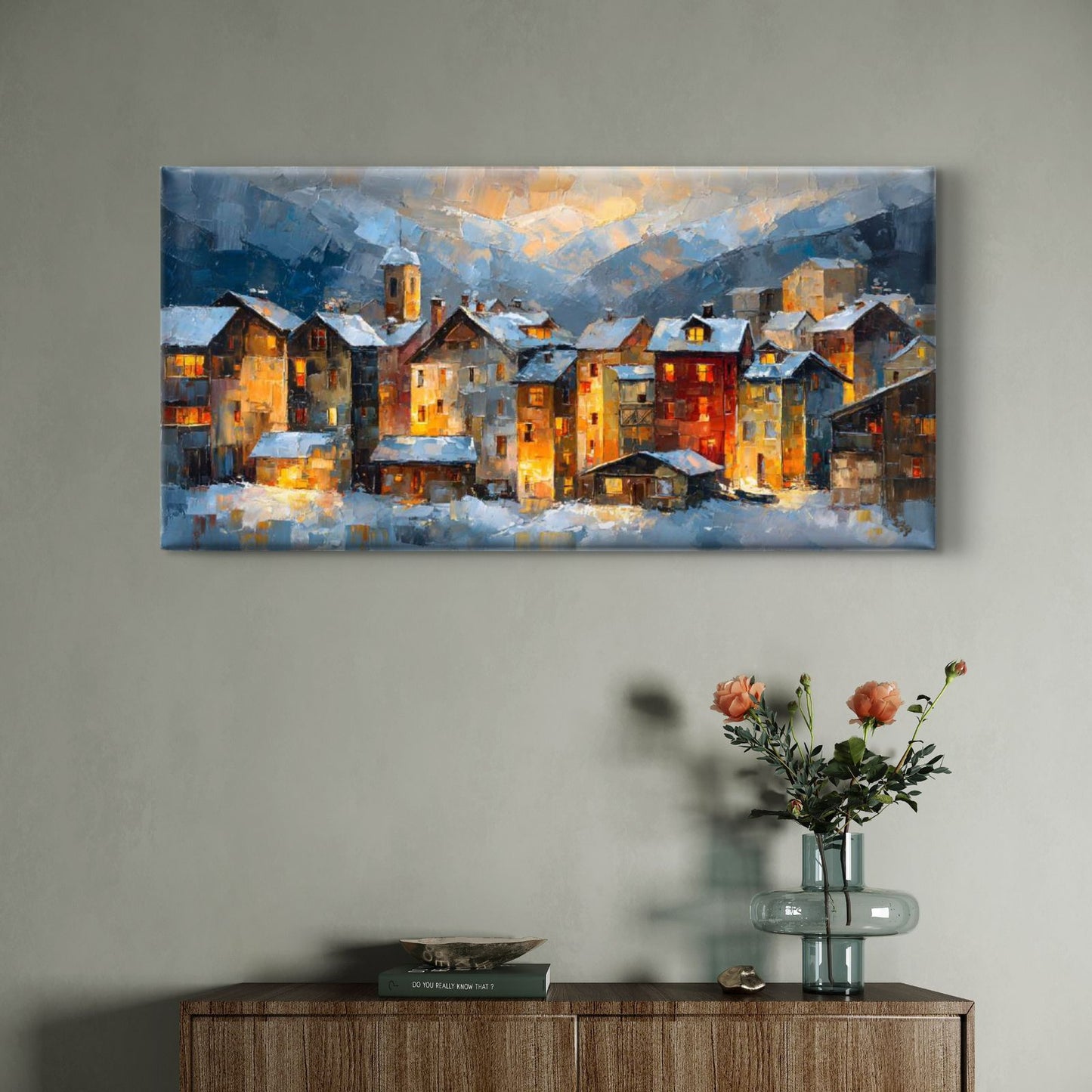European Landscape Premium Canvas Painting - Buy Online | Decor By Neon