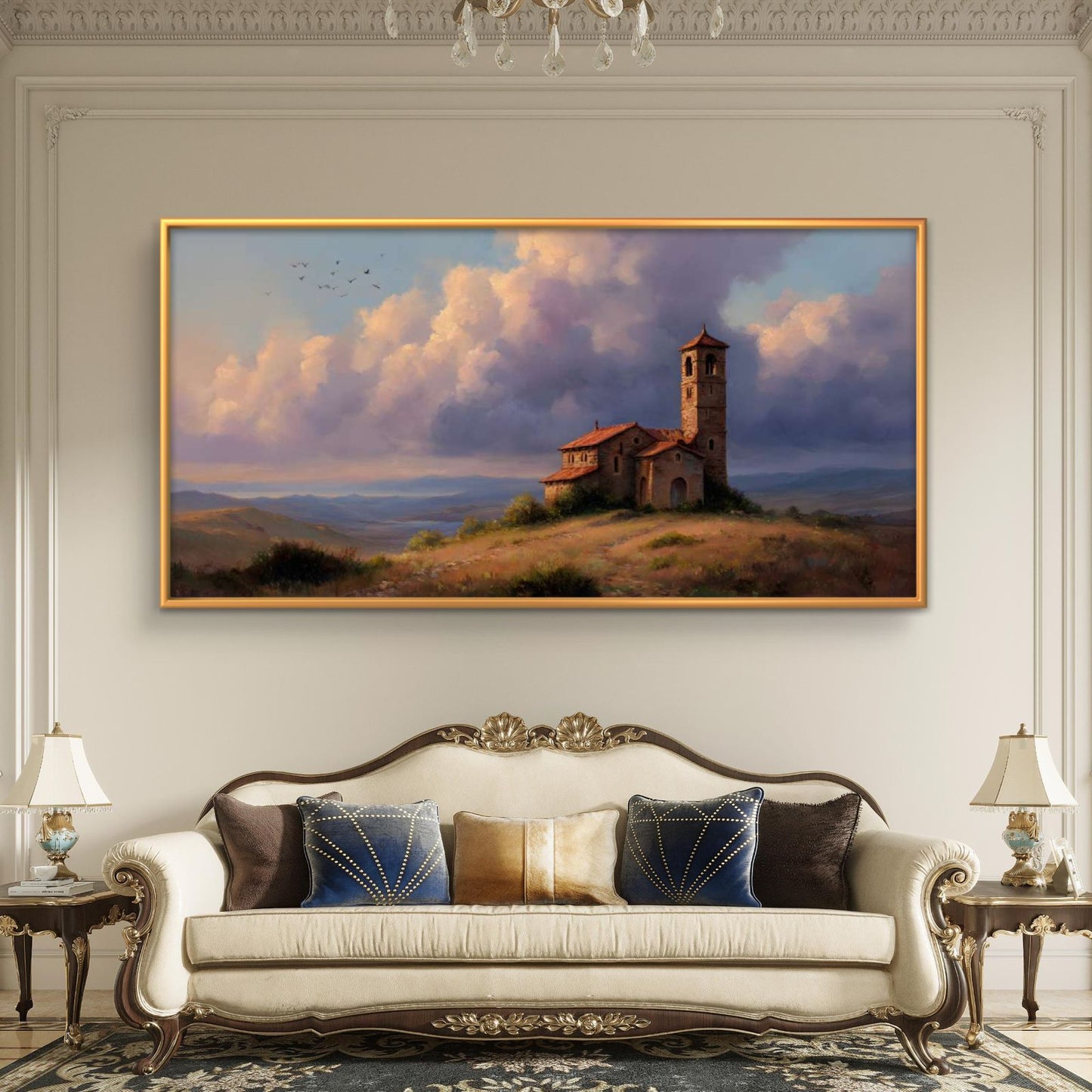 European Landscape Premium Canvas Painting - Buy Online | Decor By Neon