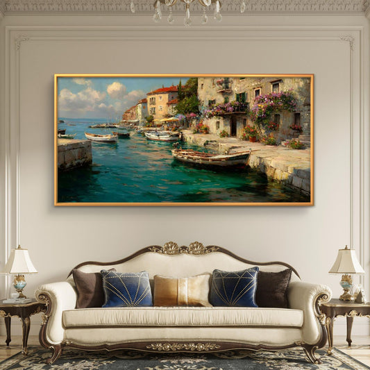 European Landscape Premium Canvas Painting - Premium Wall Art | Decor By Neon