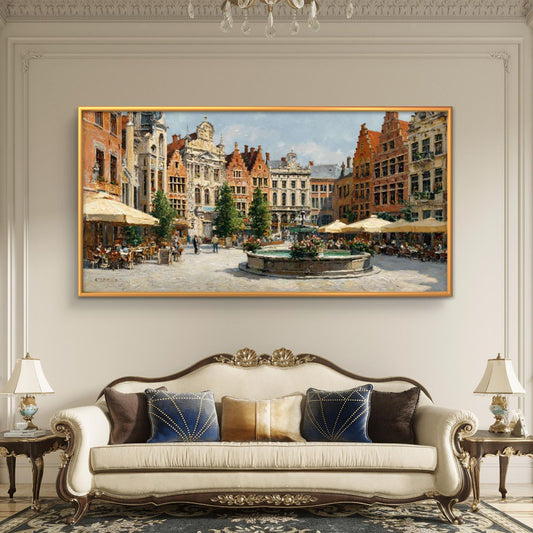 European Landscape Premium Canvas Painting - Premium Wall Art | Decor By Neon
