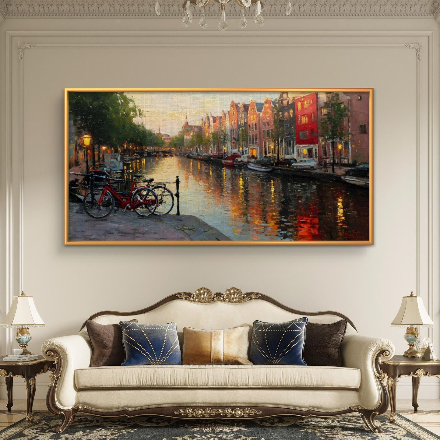 European Landscape Premium Canvas Painting - Buy Online | Decor By Neon