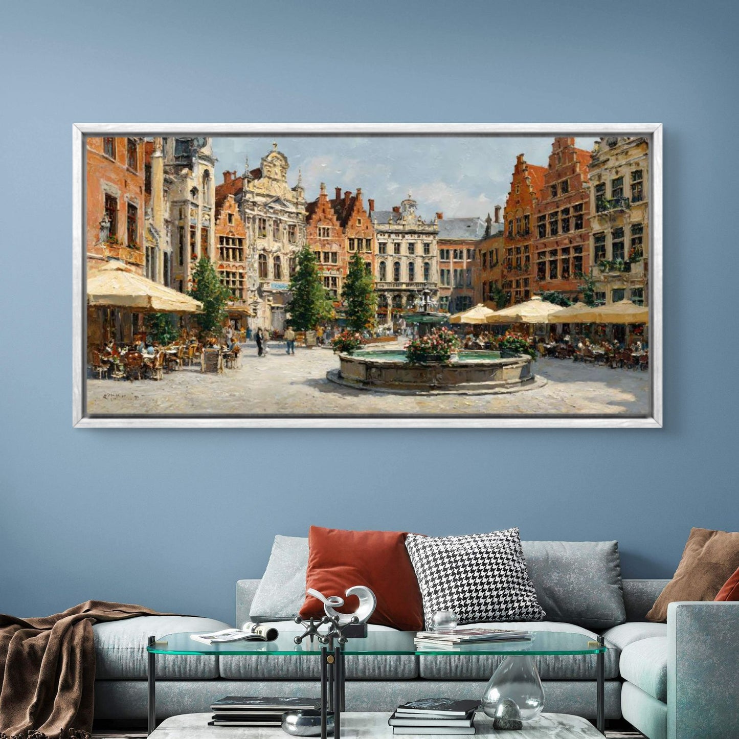 European Landscape Premium Canvas Painting - Buy Online | Decor By Neon