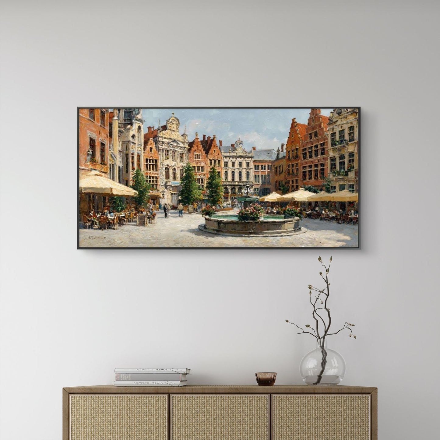 European Landscape Premium Canvas Painting - Buy Online | Decor By Neon