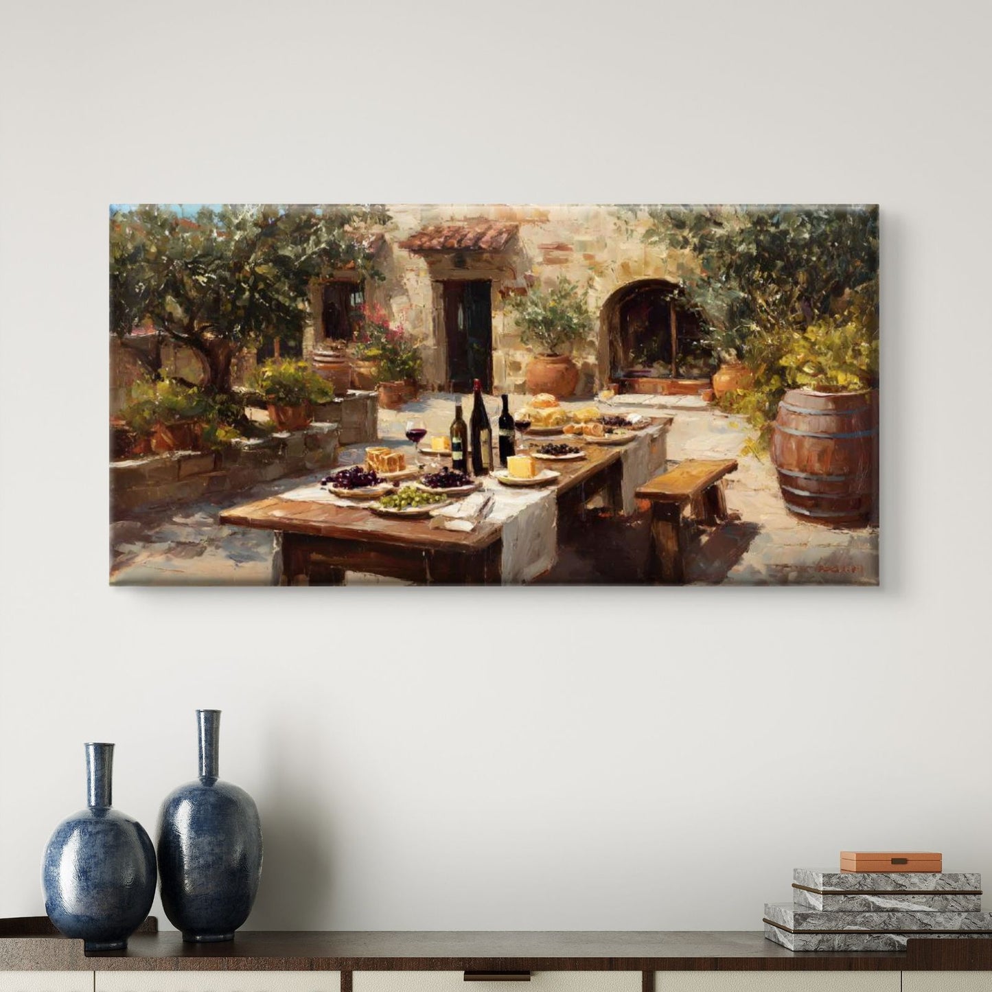 European Landscape Premium Canvas Painting - Buy Online | Decor By Neon