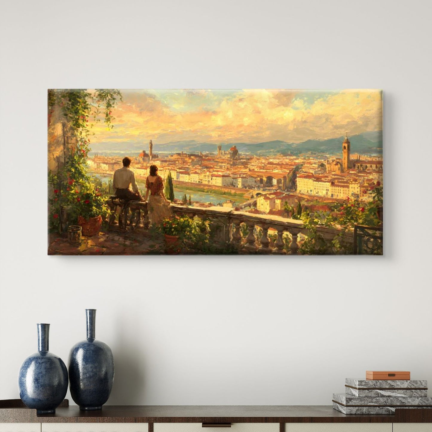 European Landscape Premium Canvas Painting - Buy Online | Decor By Neon