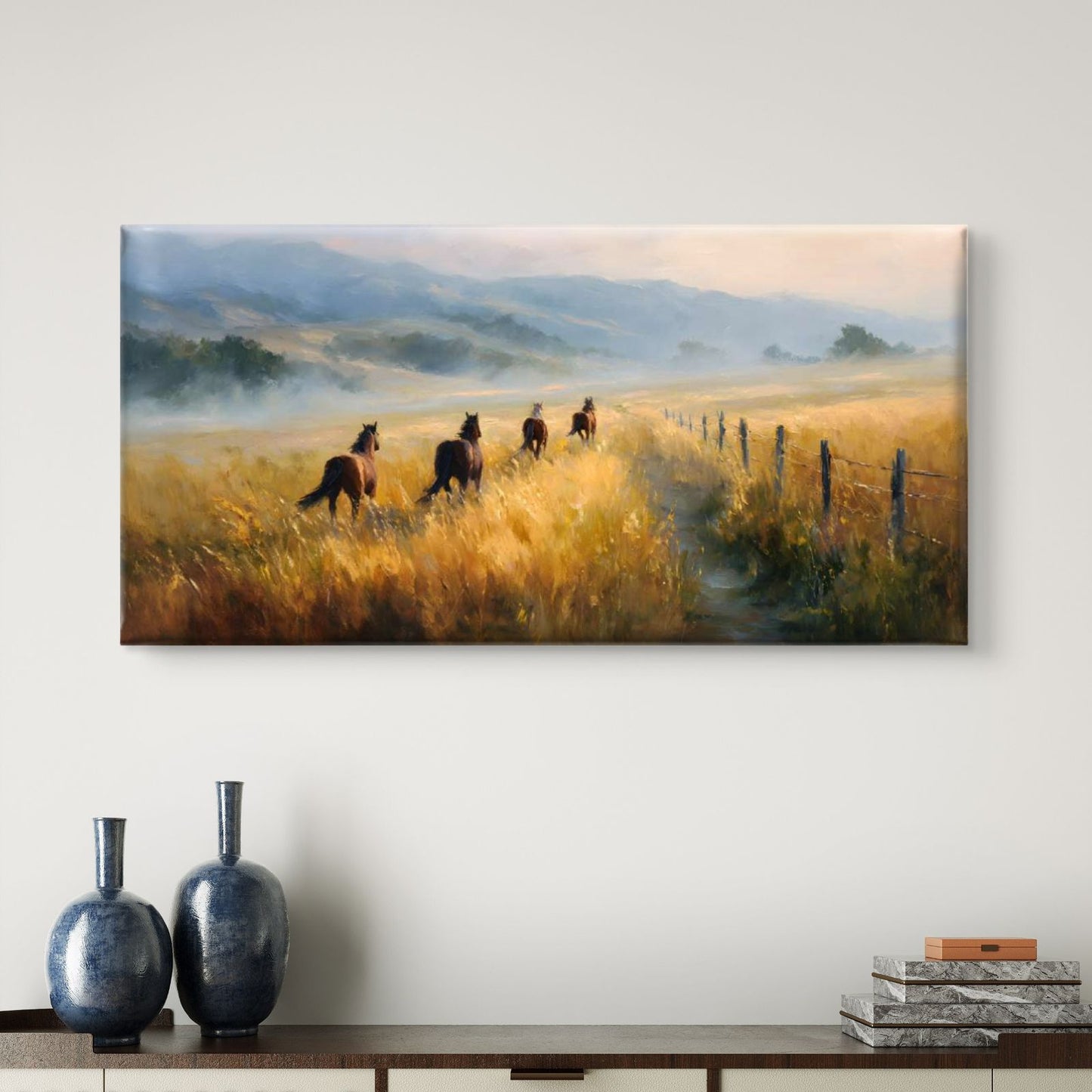 European Landscape Premium Canvas Painting - Buy Online | Decor By Neon
