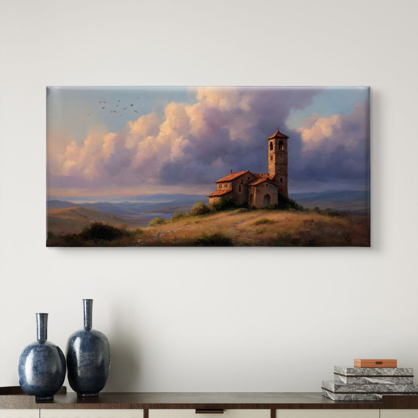 European Landscape Premium Canvas Painting - Buy Online | Decor By Neon