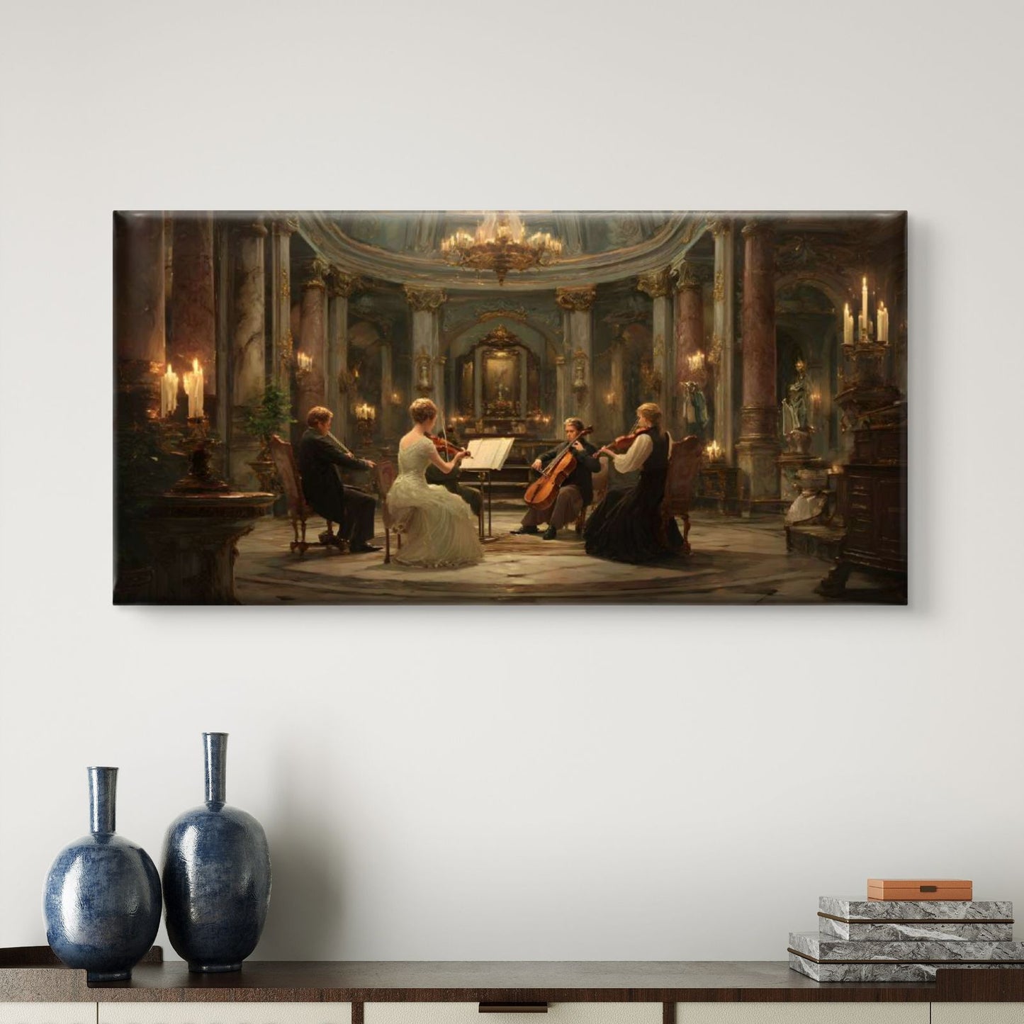 European Landscape Premium Canvas Painting - Buy Online | Decor By Neon