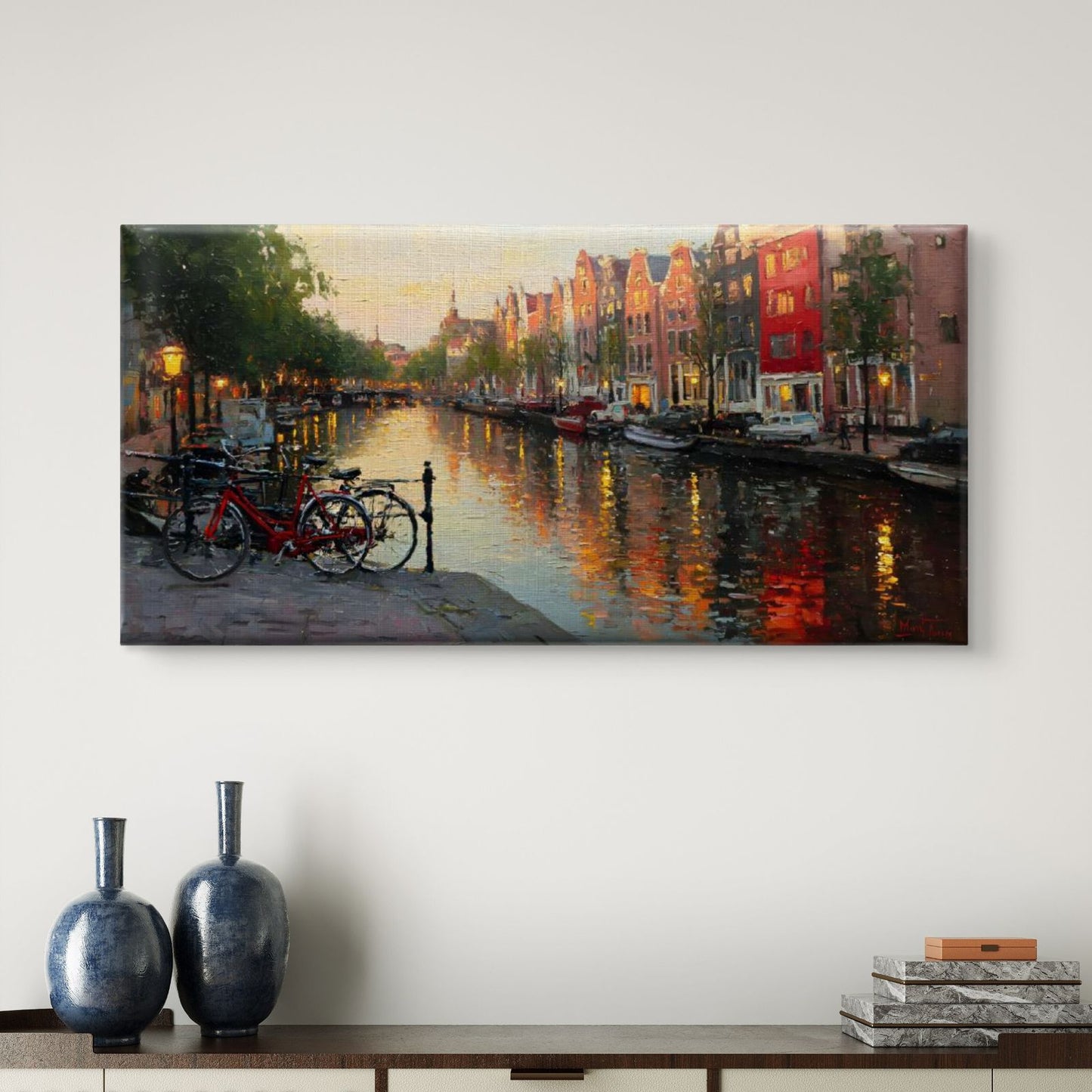 European Landscape Premium Canvas Painting - Buy Online | Decor By Neon