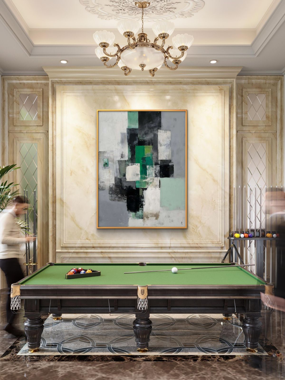 Abstract Art Premium Canvas Painting - Buy Online | Decor By Neon