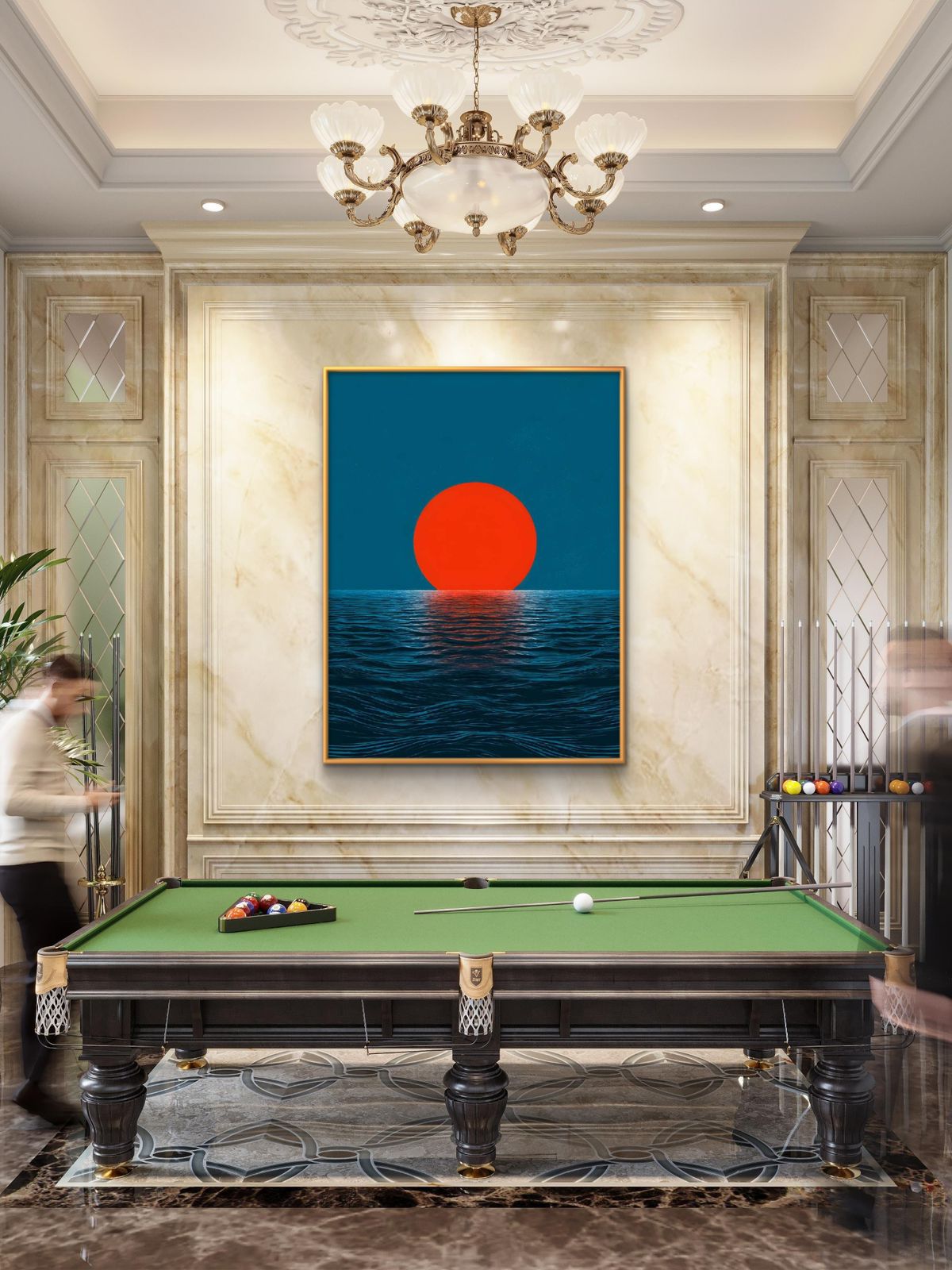 Abstract Art Premium Canvas Painting - Buy Online | Decor By Neon
