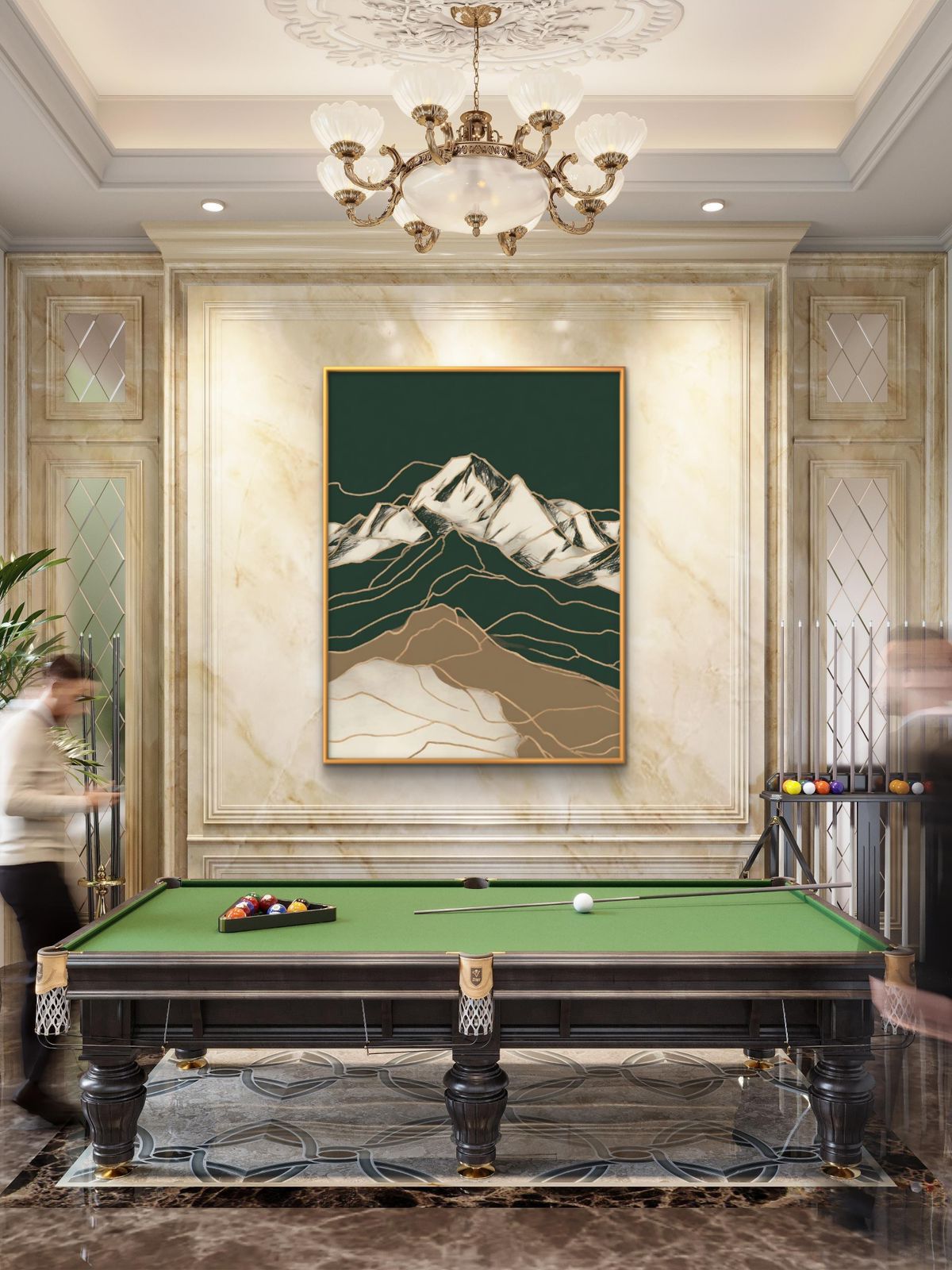 Abstract Art Premium Canvas Painting - Buy Online | Decor By Neon