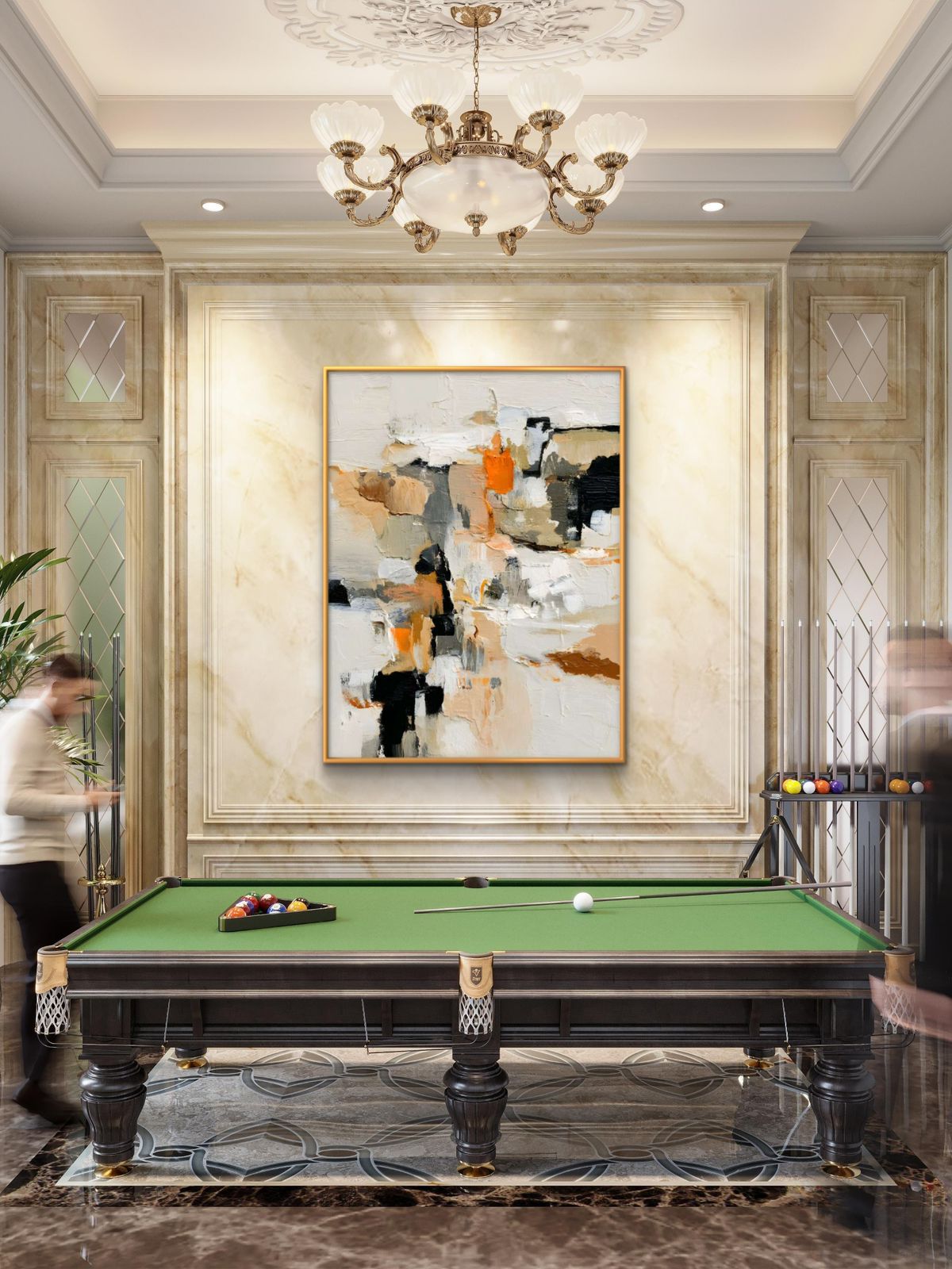 Abstract Art Premium Canvas Painting - Buy Online | Decor By Neon