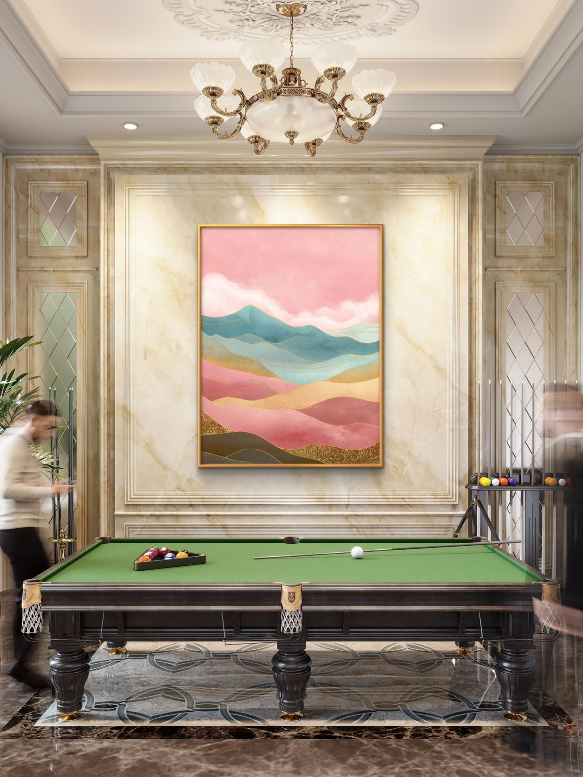 Abstract Art Premium Canvas Painting - Buy Online | Decor By Neon