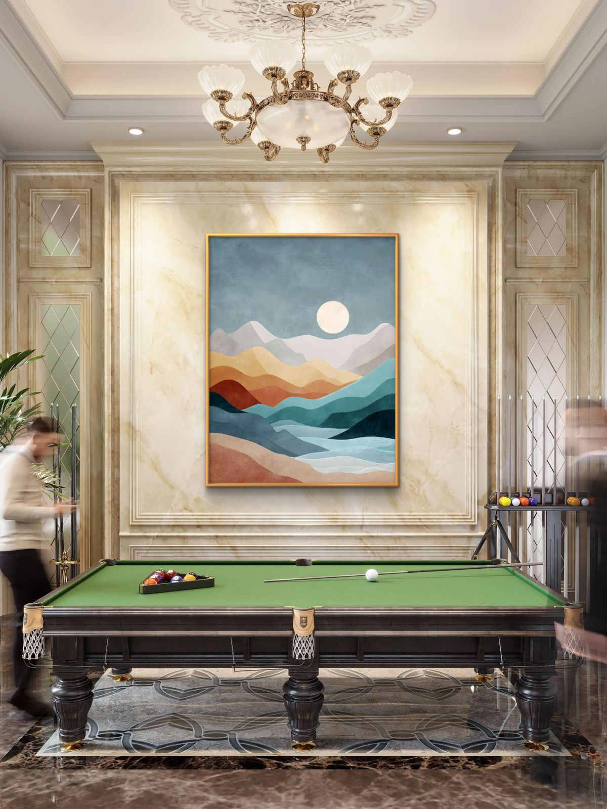Abstract Art Premium Canvas Painting - Buy Online | Decor By Neon