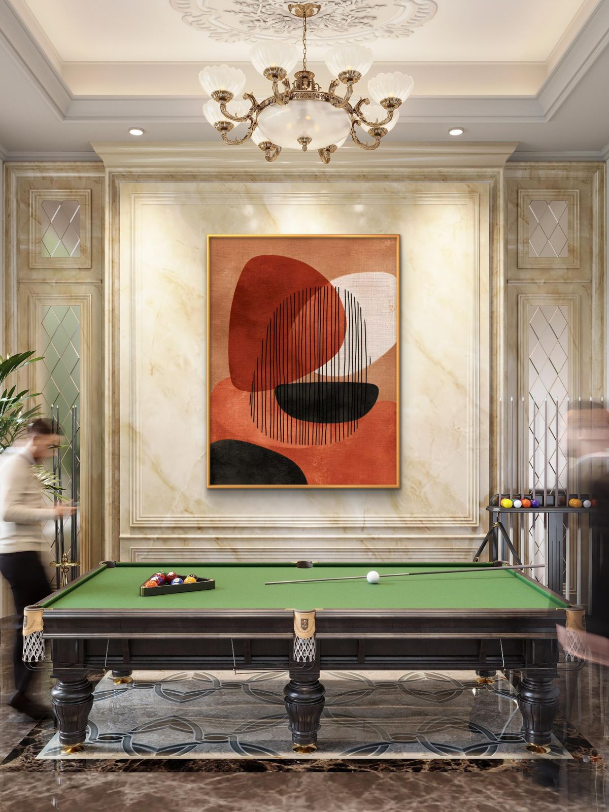 Abstract Art Premium Canvas Painting - Buy Online | Decor By Neon