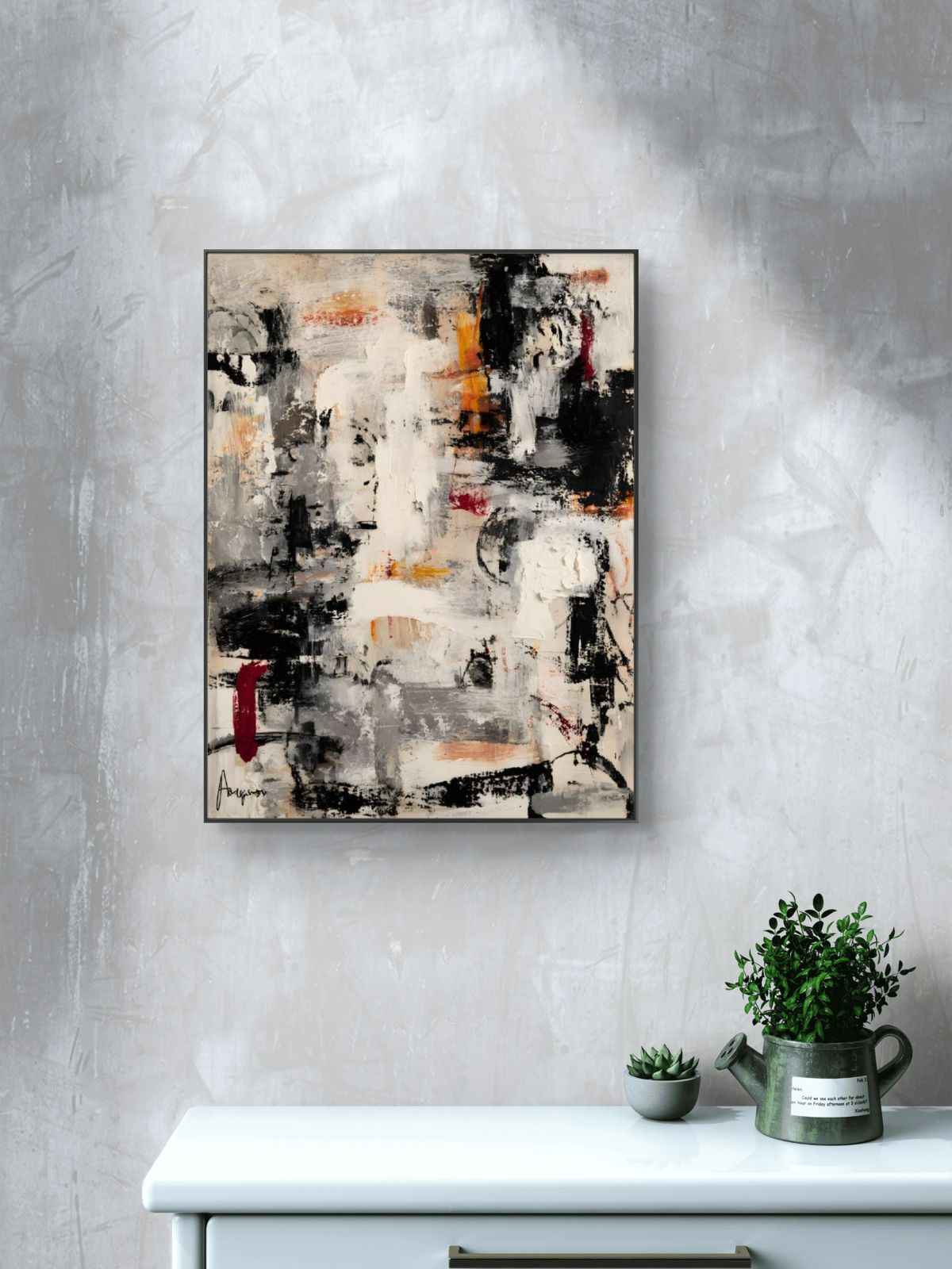 Abstract Art Premium Canvas Painting - Buy Online | Decor By Neon
