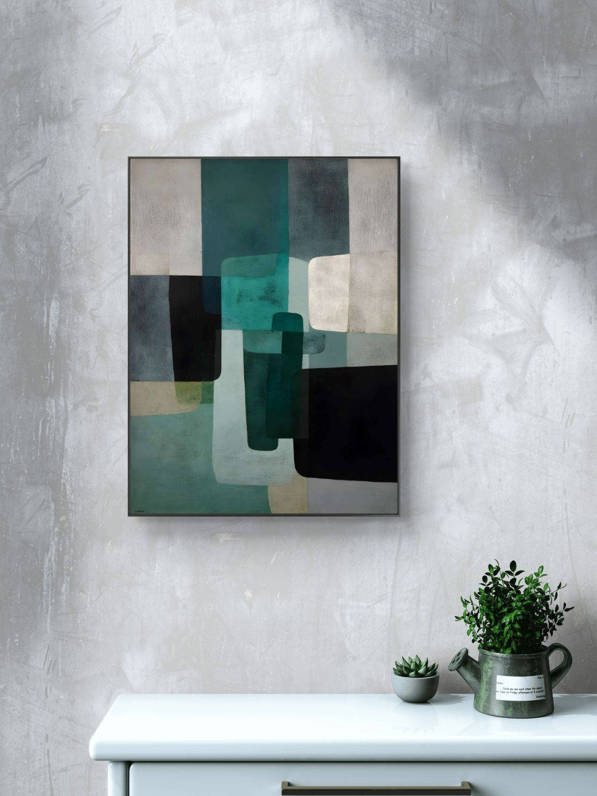 Abstract Art Premium Canvas Painting - Buy Online | Decor By Neon