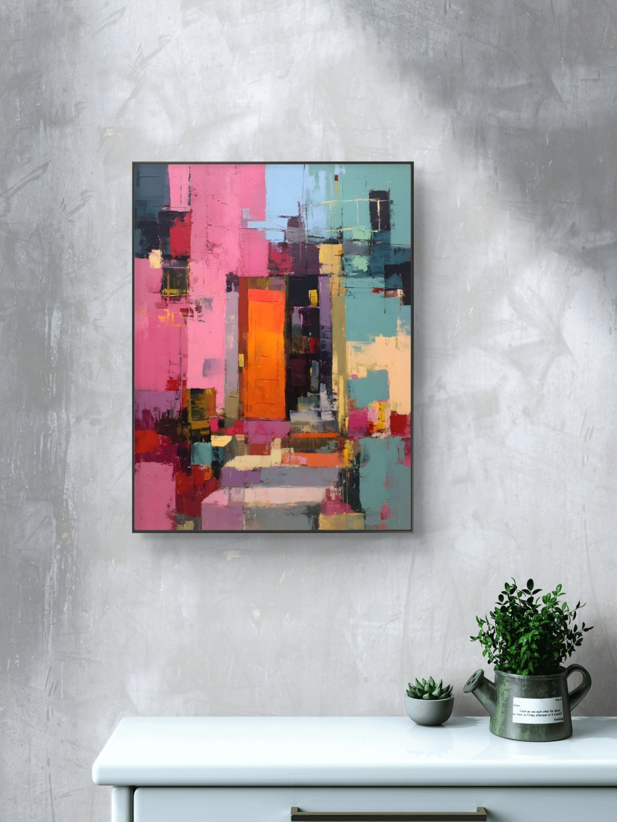 Abstract Art Premium Canvas Painting - Buy Online | Decor By Neon