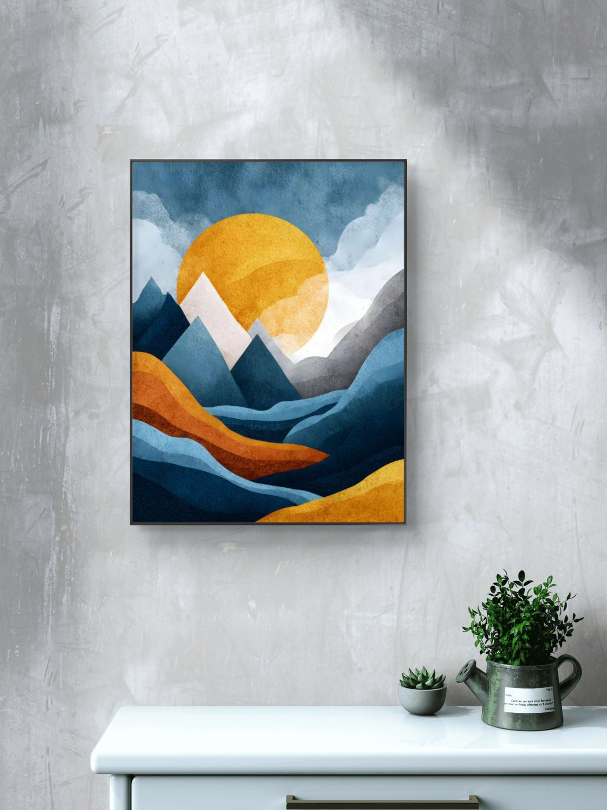 Abstract Art Premium Canvas Painting - Buy Online | Decor By Neon
