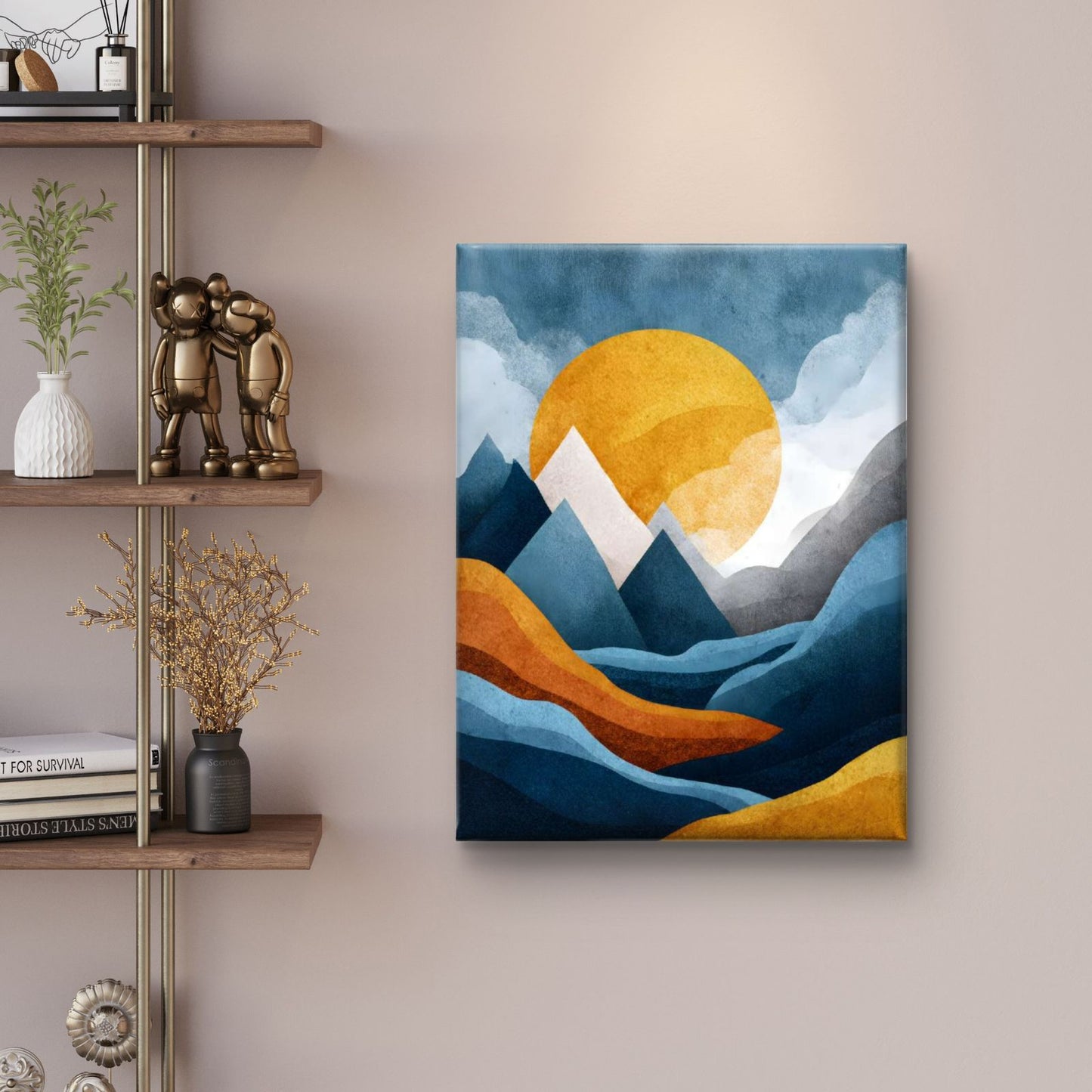 Abstract Art Premium Canvas Painting - Buy Online | Decor By Neon