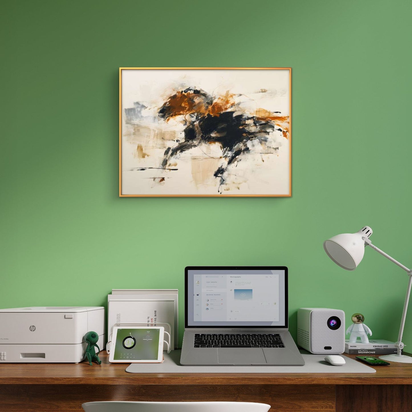 Abstract Art Premium Canvas Painting - Buy Online | Decor By Neon