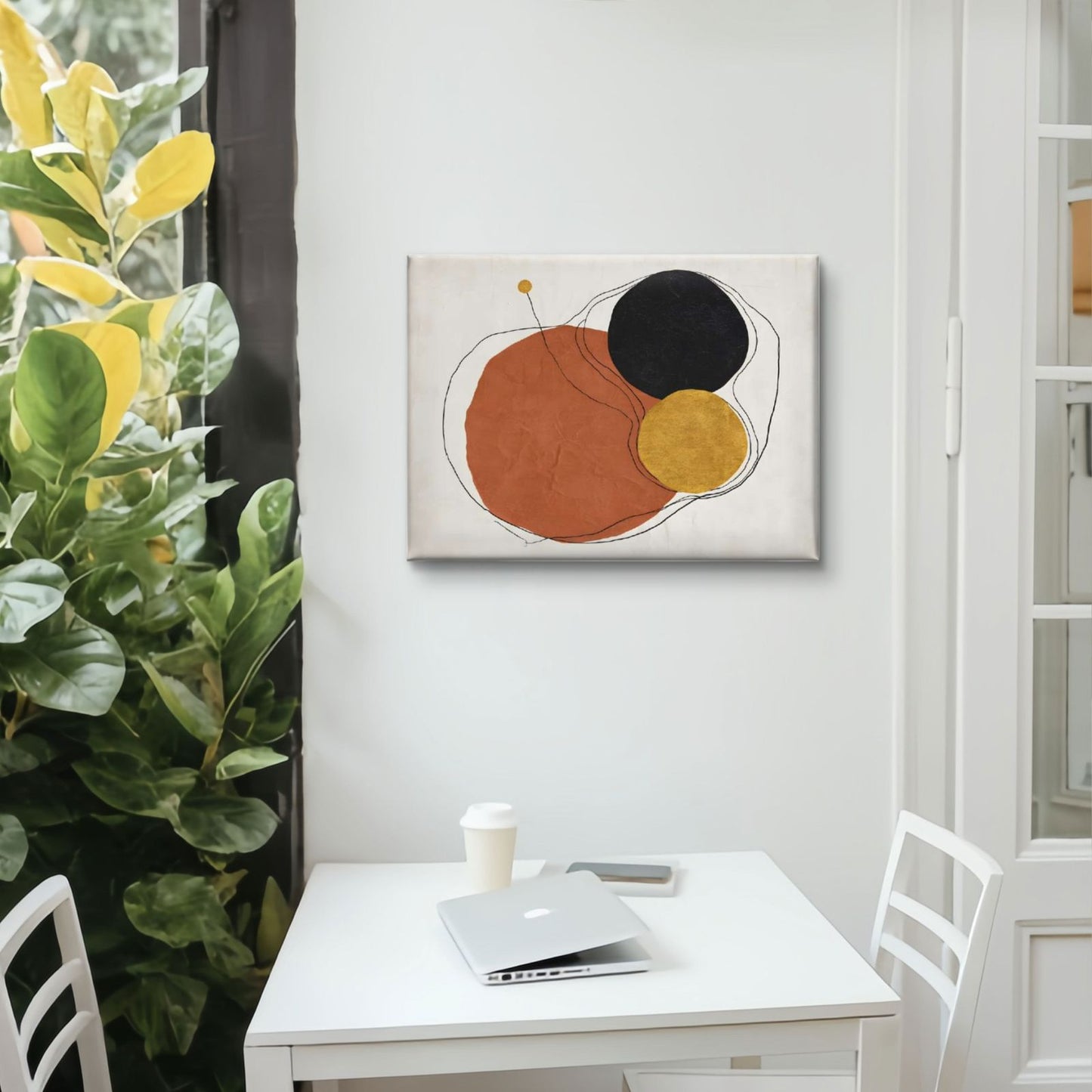 Abstract Art Premium Canvas Painting - Buy Online | Decor By Neon