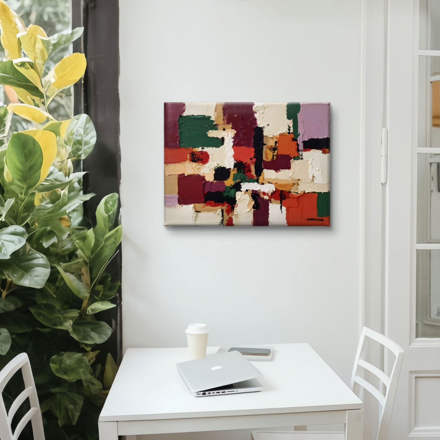 Abstract Art Premium Canvas Painting - Buy Online | Decor By Neon