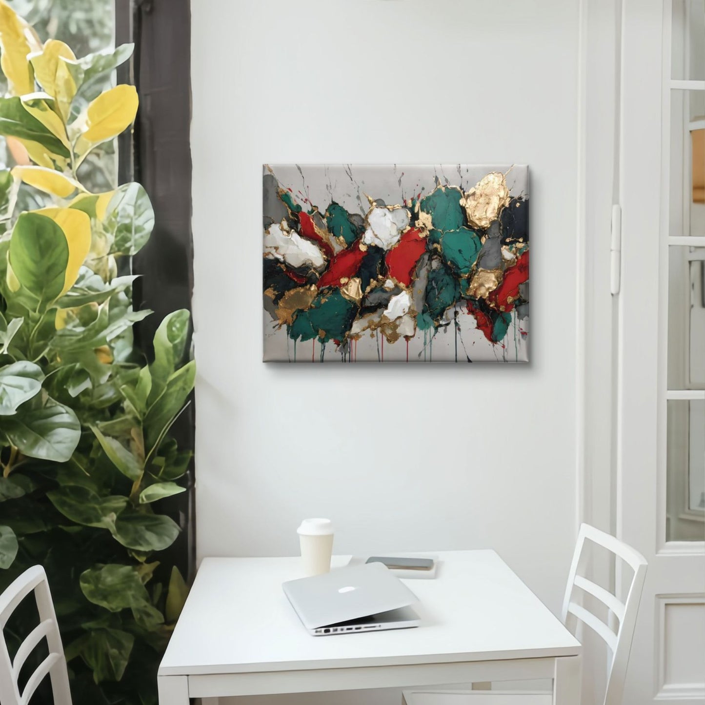 Abstract Art Premium Canvas Painting - Buy Online | Decor By Neon
