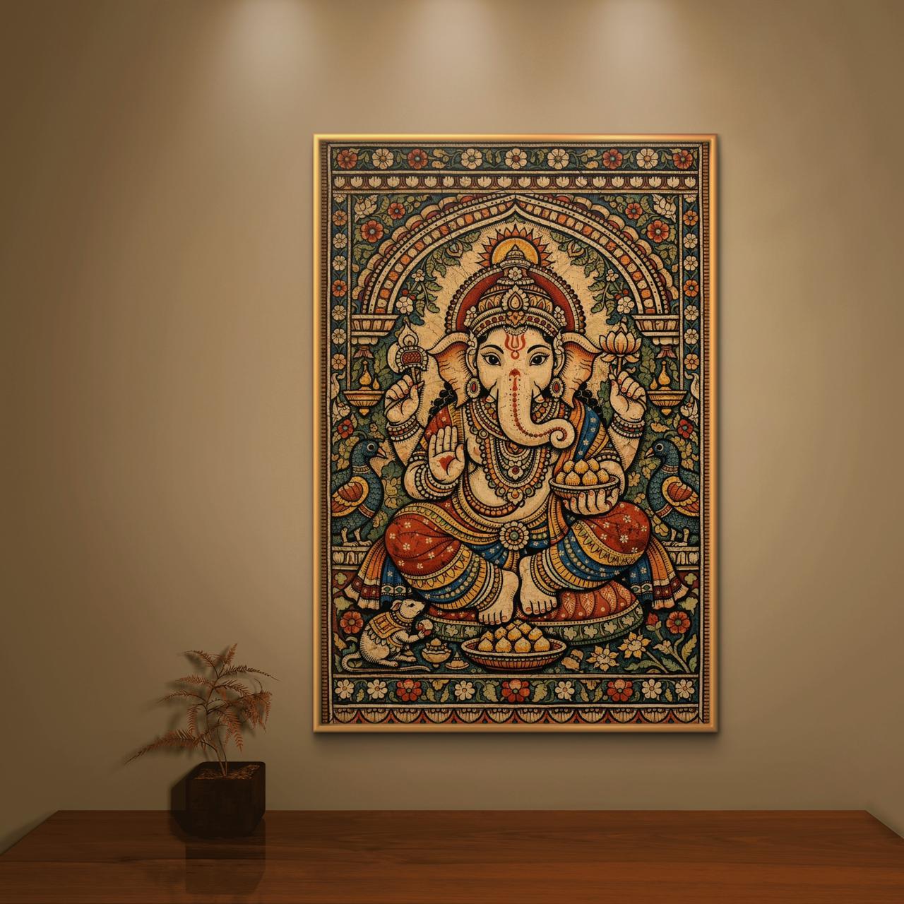 Mythological Folk Premium Canvas Painting - Buy Online | Decor By Neon