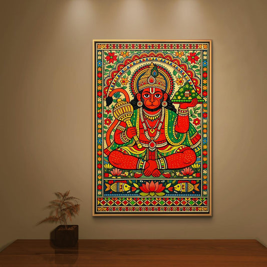 Mythological Folk Premium Canvas Painting - Premium Wall Art | Decor By Neon