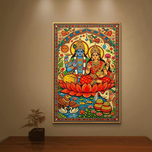Mythological Folk Premium Canvas Painting - Premium Wall Art | Decor By Neon