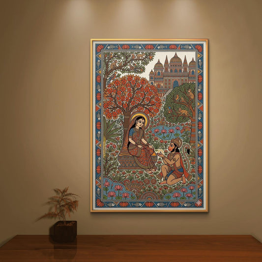 Mythological Folk Premium Canvas Painting - Premium Wall Art | Decor By Neon